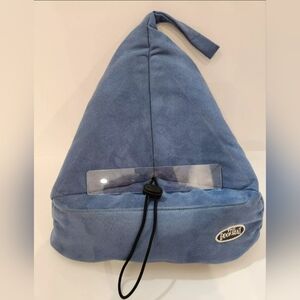 The Book Seat - IPAD, Tablet, Game Console, Book Holder and Travel Pillow - Blue